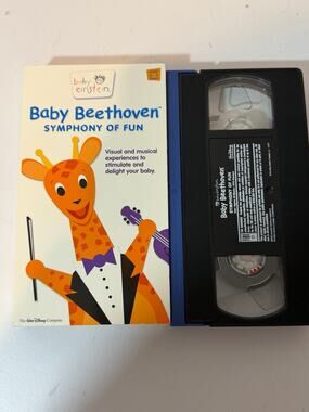 Baby Einstein Baby Bach VHS Visual & Musical stimulation 1-36 months